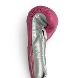Bayoneta Premium PuLat Horse Hair Gloves - Pink/ Silver/ White