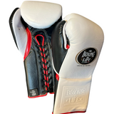 No Boxing No Life Guantes de Entrenamiento - Verde Azulado Metálico/ Blanco