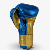 Bayoneta Premium Multilayer Horse Hair Gloves - Metallic Blue/ Metallic Gold