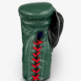 Bayoneta Premium Multilayer Horse Hair Gloves - Pine Green/ Black