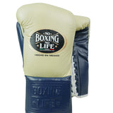 No Boxing No Life Guantes de Entrenamiento - Dorado Metálico/ Negro