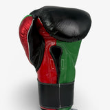 Bayoneta Premium Multilayer Horse Hair Gloves - Black/ Metallic Green/ Metallic Red