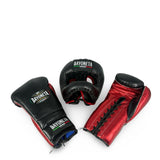 Sparring Set - Black/ Metallic Red