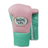 No Boxing No Life Guantes de Entrenamiento - Dorado Metálico/ Negro