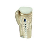 Bayoneta Premium Multilayer Horse Hair Gloves - White/ Metallic Rose Gold