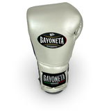 Bayoneta MX Latex Gloves - Pearl White/ Metallic Navy