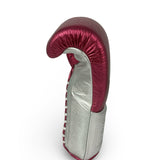 No Boxing No Life Training Gloves - Metallic Pink/ Metallic Silver