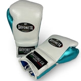 Bayoneta Premium Multicapa HH - Blanco/ Aguamarina Metálico