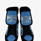 No Boxing No Life - Canelo Edition - Boxing Boots Black/ Sky Blue