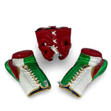 Sparring set - Multilayer - Red/ White/ Metallic Green/ Metallic Gold