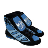 No Boxing No Life - Canelo Edition - Boxing Boots Black/ Sky Blue