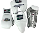 Full Sparring Set - White/ Metallic Onyx/ Silver