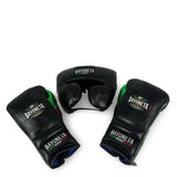 Sparring Set - Black/ Metallic Green/ Metallic Red