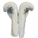 Bayoneta MX Horse Hair Gloves - White/ Caramel Gold
