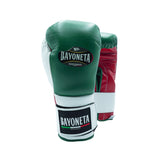 Bayoneta Premium PuLat Horse Hair Gloves - Green/ White/ Red