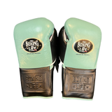 No Boxing No Life Guantes de Entrenamiento - Verde Azulado/ Negro/ Blanco