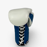 Bayoneta MX Latex Training Gloves - White/ Saphire Blue