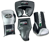 Full Sparring Set - Metallic Silver/ Gray Oxford/ Black