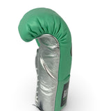 Bayoneta MX Horse Hair Fight Gloves -  Green Mint/ Metallic Silver