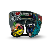 Bayoneta Professional Headgear with Cheeks - Exclusive Custom “Chaos City” Hand Painted  - Gray