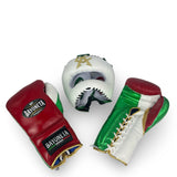 Sparring set - Multilayer - CA logo - Red/ White/ Metallic Green/ Metallic Gold
