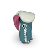 Bayoneta MX Latex Fight Gloves -  White/ Sky Blue/ Baby Pink
