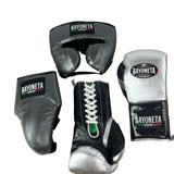 Full Sparring Set - Metallic Silver/ Gray Oxford/ Black