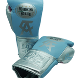 No Boxing No Life Training Gloves - Canelo Edition - Sky Blue/ Silver/ Pink