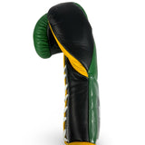Bayoneta Premium PuLat Horse Hair Gloves - Green/ Black/ Yellow