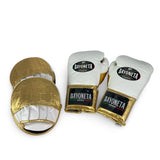 Fight Training Bundle - White/ Metallic Gold