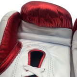 No Boxing No Life Training Gloves - Canelo Edition - Metallic Red/ White