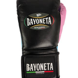 Bayoneta Premium PuLat Horse Hair Gloves - Black/ Baby Blue/ Pink Gum