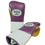 No Boxing No Life Guantes de Entrenamiento - Dorado Metálico/ Negro