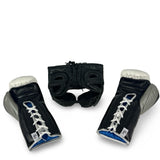 Sparring Set - White/ Black/ Light Gray Metallic