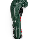 Bayoneta Premium Multilayer Horse Hair Gloves - Pine Green/ Black