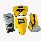 Full Sparring Set - Gray/ Yellow/ Black