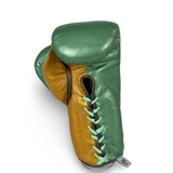 Bayoneta Premium Multilayer Horse Hair Gloves - Sage Green/ Caramel Gold