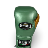 Bayoneta Premium Multilayer Horse Hair Gloves - Sage Green/ Caramel Gold