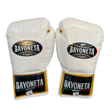 Bayoneta MX Horse Hair Gloves - White/ Caramel Gold