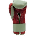 Bayoneta Premium PuLat Horse Hair Gloves - Cream/ Metallic Red Snake finish