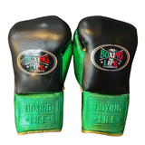 No Boxing No Life Guantes de Entrenamiento - Dorado Metálico/ Negro