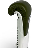 No Boxing No Life Guantes de Entrenamiento - Verde Militar, Blanco