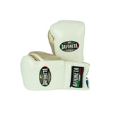 Bayoneta Premium Multilayer Horse Hair Gloves - White/ Metallic Rose Gold