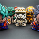 Dragon Ball Goku Super Saiyan Blue - Mexican Huichol Art