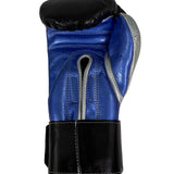 Bayoneta Premium Multilayer Horse Hair Gloves - Black/ Metallic Royal Blue/ Silver