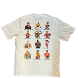 White Oversize T-shirt - Boxing Legends