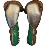 Bayoneta PuLat Gloves - Brown/ Green/ Rose Gold