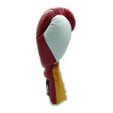 Bayoneta MX Horse Hair Gloves - Red/ Caramel Gold/ White
