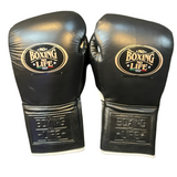 No Boxing No Life Training Gloves - Black/ White
