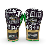 Bayoneta Premium PuLat Horse Hair Gloves - Exclusive Custom Urban Art “Boxing” Hand Painted